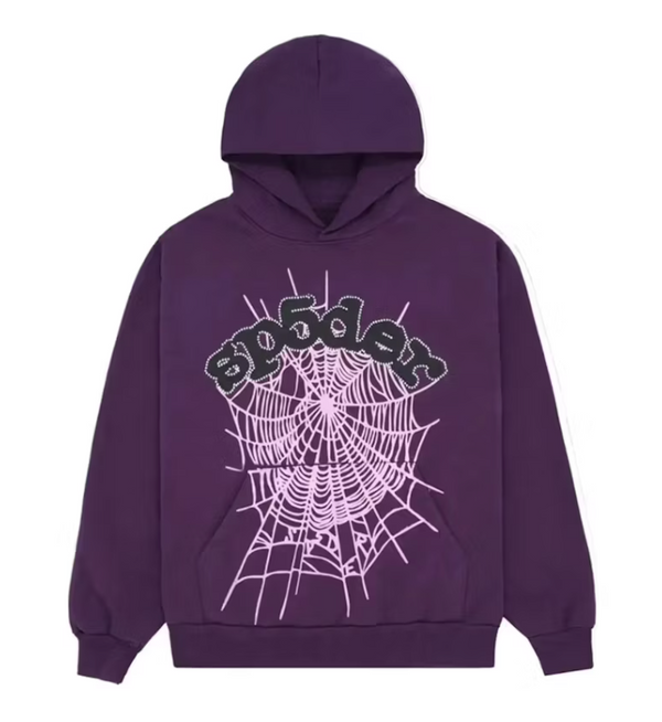 Purple Web Hoodie