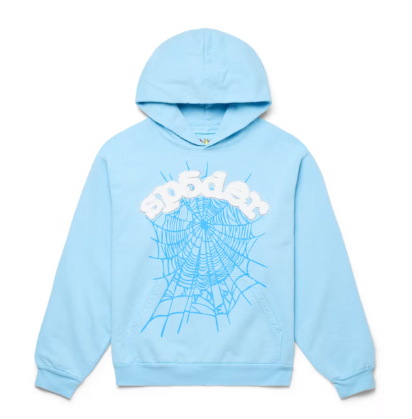 Baby Blue Web Hoodie