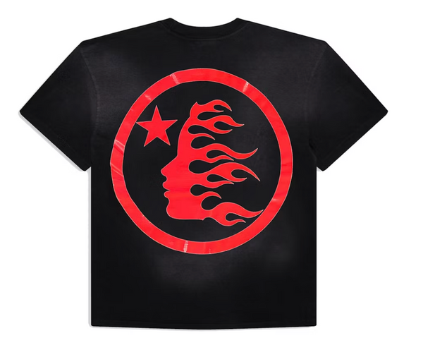 Red Black Star Tee