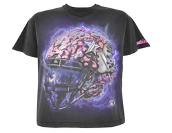 Black Faded Star Helmet Tee